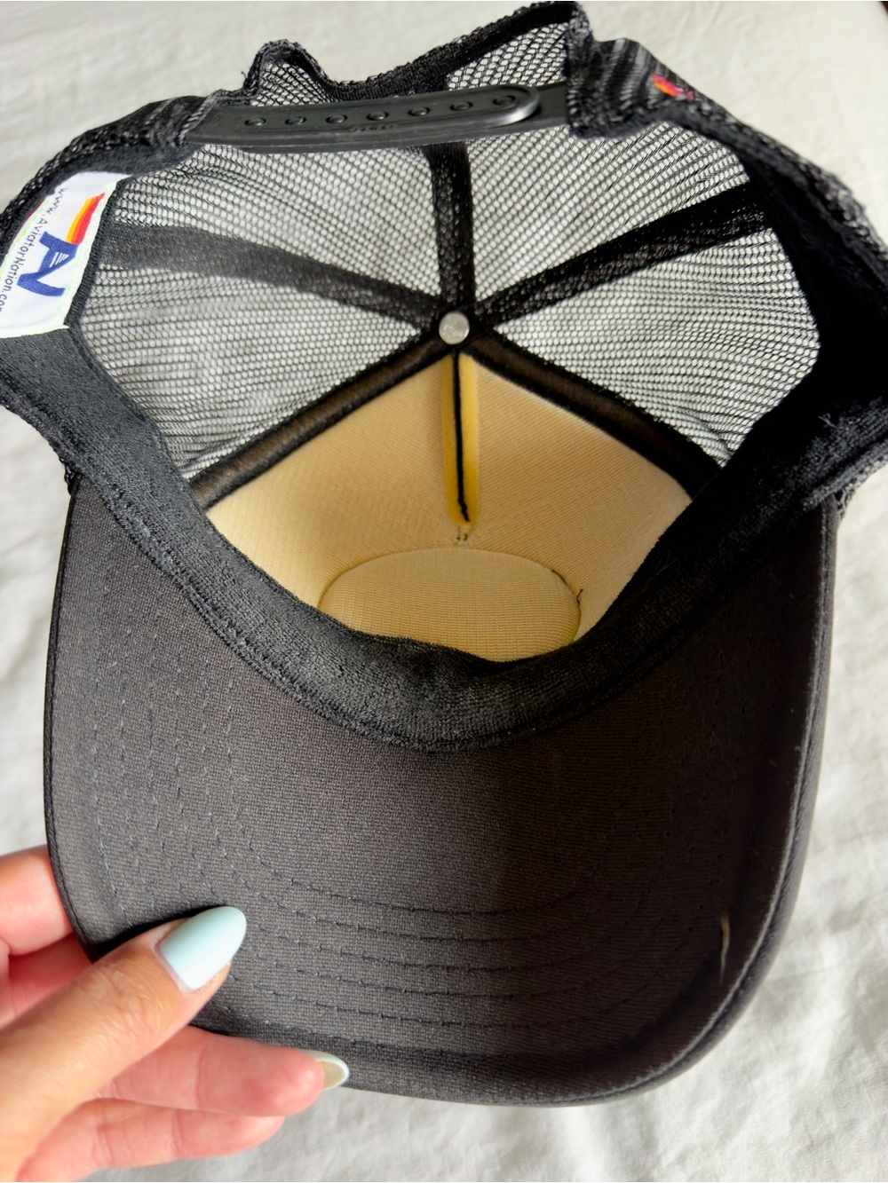 Aviator Nation Smiley Vintage Trucker Hat - Picture 3 of 3